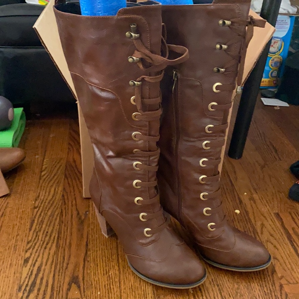 Women’s Heeled Combat Style Boots